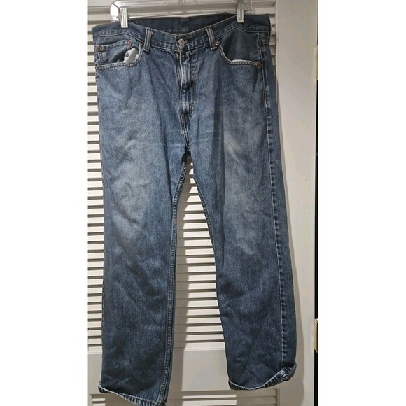 Levi Strauss Signature Mens Straight Fit Denim Jeans 38 x 30 - Picture 3 of 4